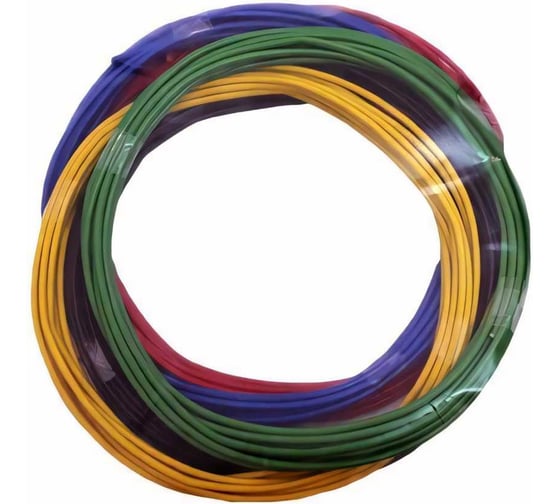 Изображение товара Провод VOLTON ПВАМ 1,5 кв.мм, 5м (5 цветов) VLT400193