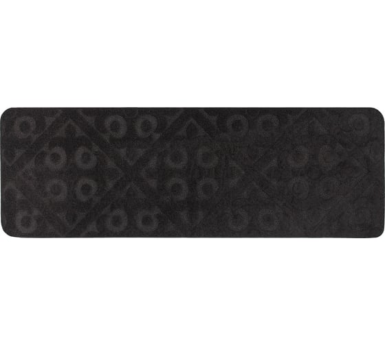 Изображение товара Влаговпитывающяя накладка ComeForte на ступень термотиснение 25x75 см черный SM-5001