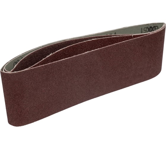 Изображение товара Лента шлифовальная универсальная 3 шт. для ЛШМ (75х533 мм; Р80) STAYER 35442-080