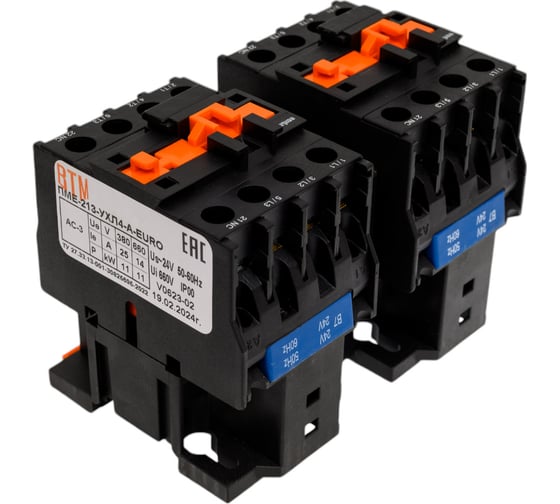 Изображение товара Пускатель ВТМ (S) ПМЕ-213-25А-24АС-(2р)-УХЛ4-А-EURO ВТМ00058637