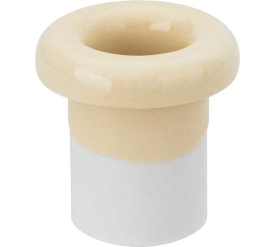 Изображение товара Керамический проходной изолятор для провода TDM ELECTRIC ЭКО (сосна; 10 шт) SQ2802-0018