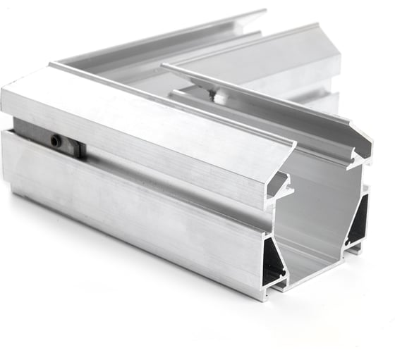 Изображение товара Угловой элемент для профиля S26 для соединения конструкции под натяжной потолок для магнитной трековой системы под 90 град. S26 FERON 48287