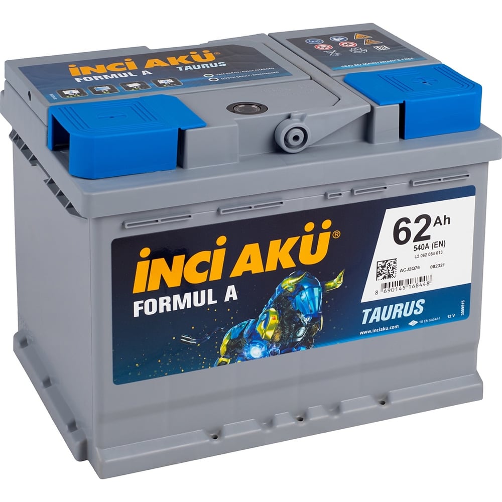 Изображение товара Аккумулятор INCI AKU Formul A 62R, 540 A, 242x175x190 мм 4498