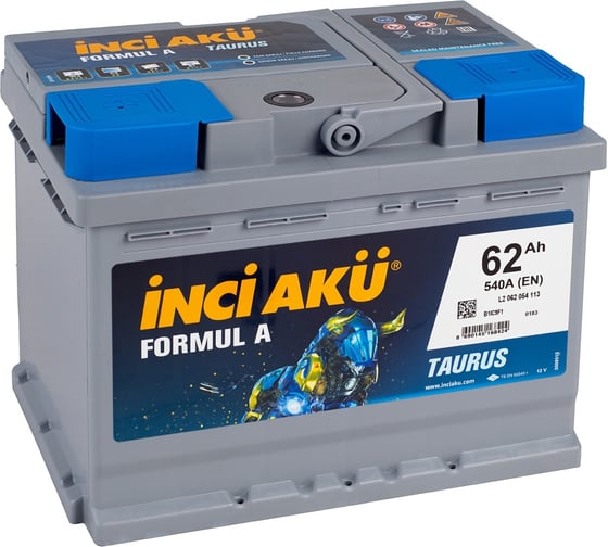 Изображение товара Аккумулятор INCI AKU Formul A 62L, 540 A, 242x175x190 мм 450333