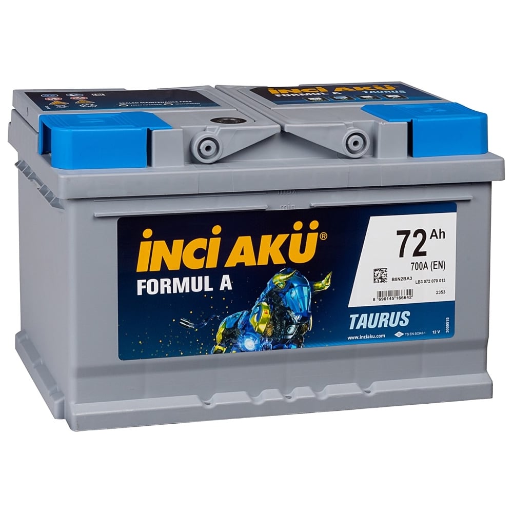 Изображение товара Аккумулятор INCI AKU Formul A 72RS, 700 A, 278x175x175 мм 4501