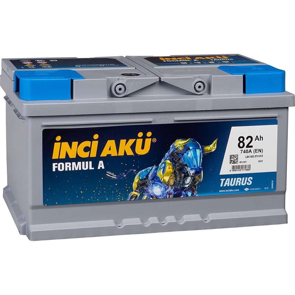 Изображение товара Аккумулятор INCI AKU Formul A 82RS, 740 A, 315x175x175 мм 450228 Изображение товара Аккумулятор INCI AKU Formul A 82RS, 740 A, 315x175x175 мм 450228