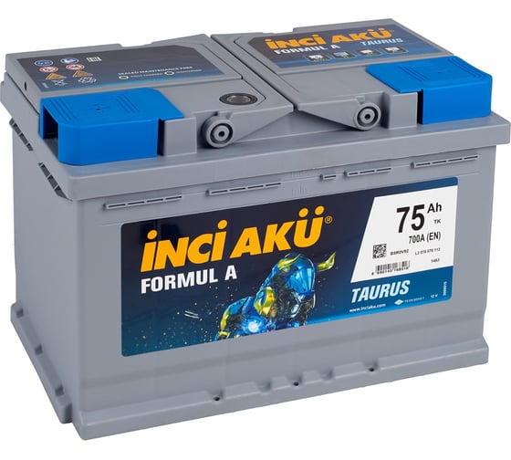Изображение товара Аккумулятор INCI AKU Formul A 75L, 700 A, 278x175x190 мм 450418