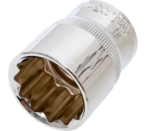 Изображение товара Головка 12-гранная зеркальная (25 мм, 1/2"DR) 411225B-X AIST 00-00025060