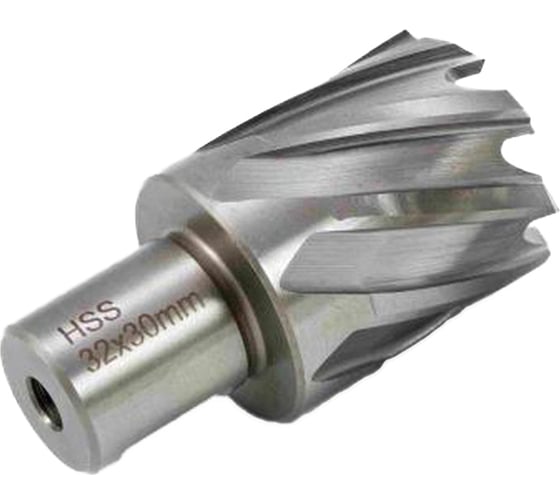 Изображение товара Сверло по металлу корончатое 32.0 мм, М2, хвостовик WELDON 19 мм, 1 шт Novocraft WSD196230132