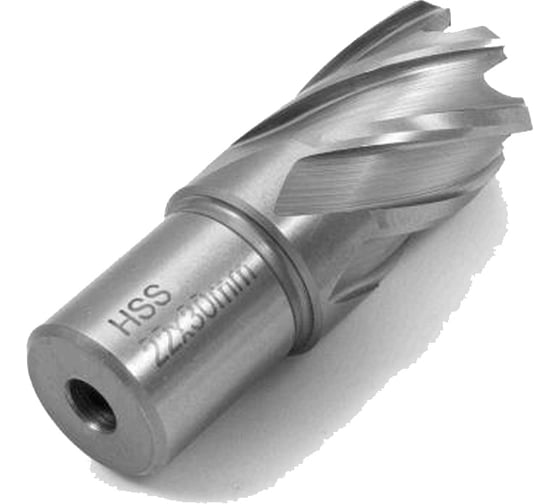 Изображение товара Сверло по металлу корончатое 22.0 мм, М2, хвостовик WELDON 19 мм, 1 шт Novocraft WSD196230122