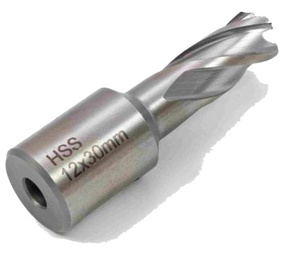 Изображение товара Сверло по металлу корончатое 12.0 мм, М2, хвостовик WELDON 19 мм, 1 шт Novocraft WSD196230112