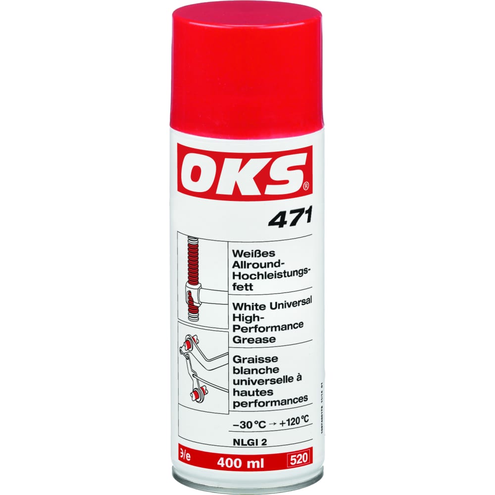 Универсальная белая смазка OKS грязеотталкивающая белая смазка liquimoly wartungs spray weiss 0 25 л 3953