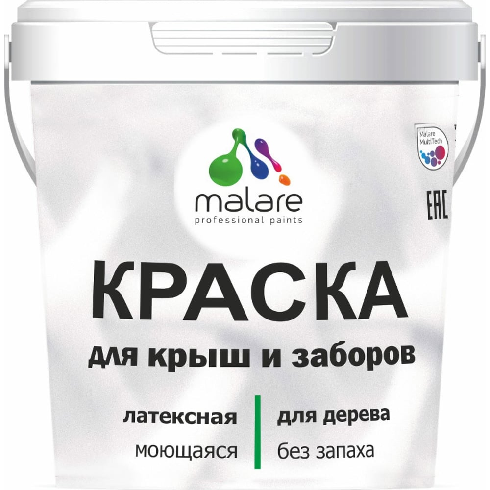 Краска для забора крыши MALARE