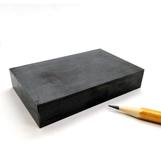 Изображение товара Магнит Проф-Магнит пластина 80x50x15 мм, 1 шт. Ферритовый 80x50x15 Y35