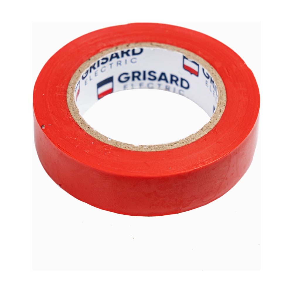 Изображение товара Универсальная изолента Grisard Electric 0,15x15 мм, красная, 10 м GRE-013-0021(1)