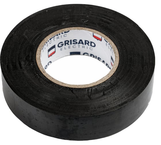 Изображение товара Универсальная изолента Grisard Electric 0,18x19 мм, черная, 20 м, 10 шт. GRE-013-0001