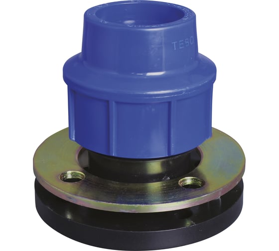 Изображение товара Фланцевое соединение компрессионное ПНД TEBO 50x2" T-ПНД.Фл.0.50x2.CN с ответным фланцевым кольцом