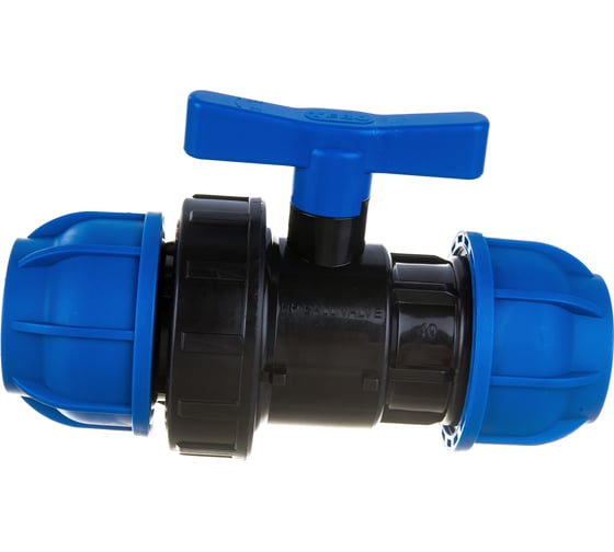 Изображение товара Шаровой компрессионный кран TEBO ПНД 40x40 T-ПНД.Кш.0.40-40.CN