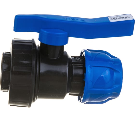 Изображение товара Шаровой компрессионный кран TEBO ПНД 25x3/4" вн. резьба T-ПНД.Кш.4.25-34.CN