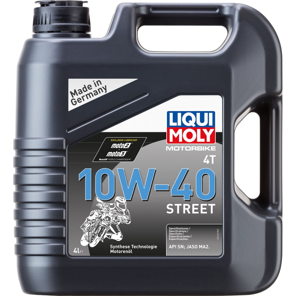 НС-синтетическое моторное масло для 4-тактных мотоциклов LIQUI MOLY масло трансмиссионное liqui moly 75w 90 gl 5 1 л