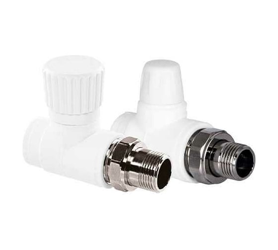 Изображение товара Комплект TEBO C-TB №10 3/4 (клапан запорный прямой 25x3/4, вентиль прямой 25x3/4) 030061142