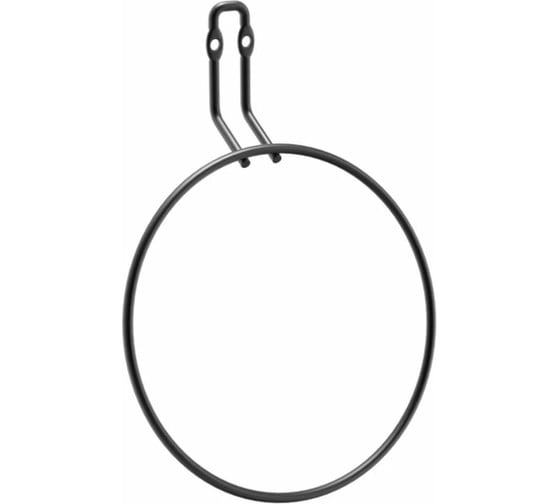 Изображение товара Вешалка для полотенца FORA "кольцо" "fresh" черный FOR-FR011BL