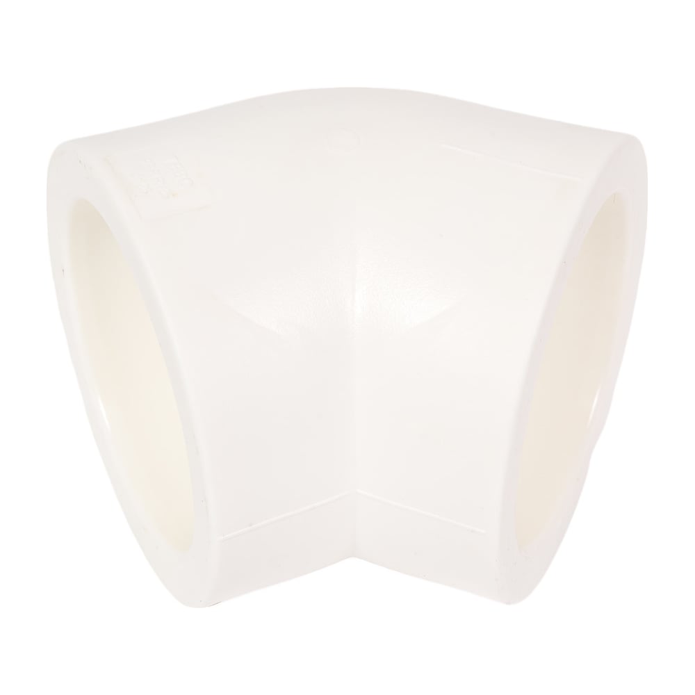 Изображение товара Угольник TEBO PPR 125 45 градусов для полипропиленовых труб профессиональный