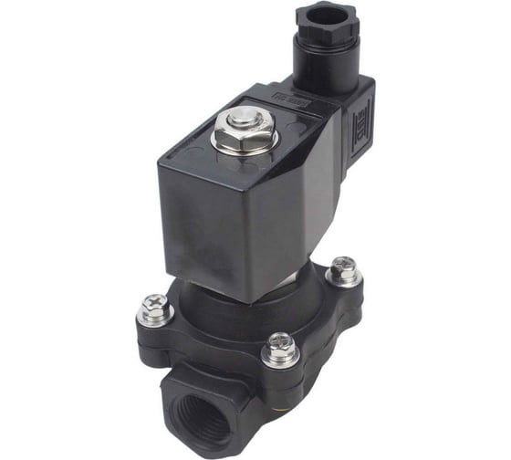 Изображение товара Клапан электромагнитный DN.ru VS2W-503N-NC Ду15 Ру7 пластик, прямого действия, 220В AC D130-01263