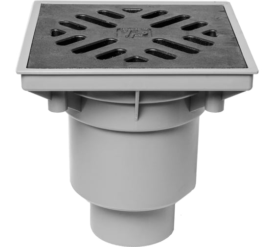 Изображение товара Дворовый трап Татполимер ТП-606 с чугунной решеткой 110/160 30966