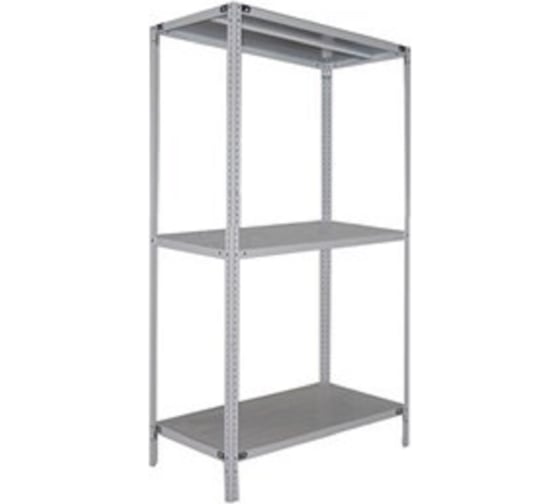 Изображение товара Стеллаж ООО ФУРАМА СТФЛ 1800x700x500 мм, 3 полки, оцинкованный СТФЛц180750-3