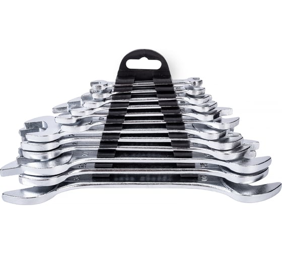 Изображение товара Набор рожковых ключей 6 х 32 мм 12 шт SPARTA хромированные 152945