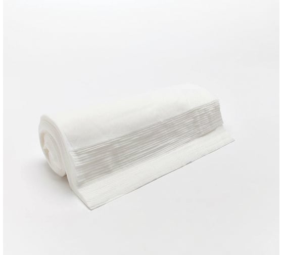 Изображение товара Одноразовое полотенце ЧИСТОВЬЕ cotto белое, 35x70 см, комплект 50 шт, 45 г/м2 630875