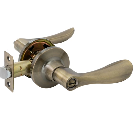 Изображение товара Ручка-защёлка VETTORE a891 bk ab, поворотник-заглушка, бронза 20133