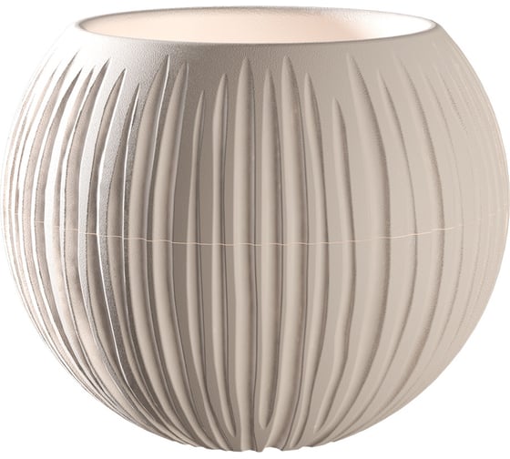 Изображение товара Кашпо bmc КШ-9522 Сфера диаметр 13.5 см, высота 16 см, 1.7 л, пудра 065944