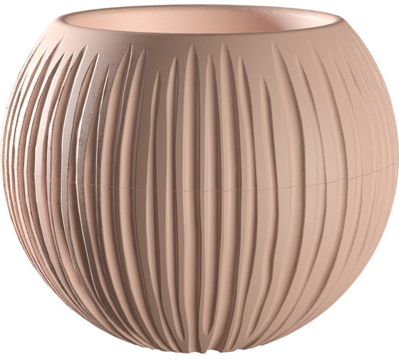 Изображение товара Кашпо bmc КШ-9635 Сфера диаметр 13.5 см, высота 16 см, 1.7 л, фраппе 067473