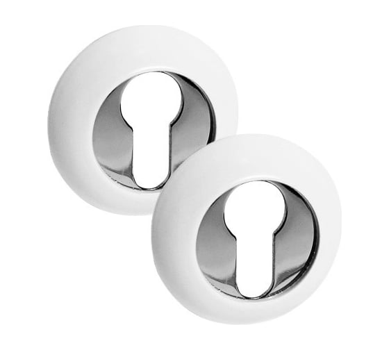 Изображение товара Ключевая накладка PALIDORE CL WPC, белый/хром блестящий 98760288