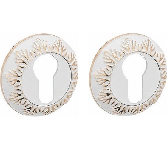 Изображение товара Ключевая накладка PALIDORE CL5 WPB белый/золото блестящее 98760293