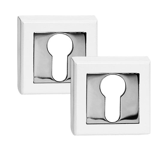 Изображение товара Ключевая накладка PALIDORE CLS WPC, белый/хром блестящий 98760307