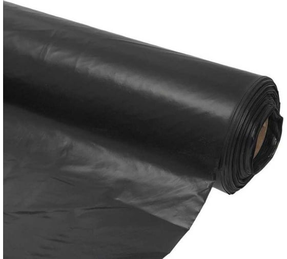 Изображение товара Техническая полиэтиленовая пленка Izoway черная, рукав 5/120 мкм, 1500 мм, 100 м 18775