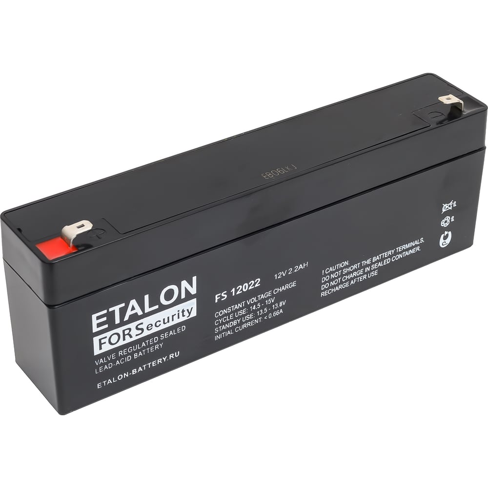 Изображение товара Аккумулятор ETALON FS 12022 12 В 2.2 Ач AGM F1 для систем и устройств