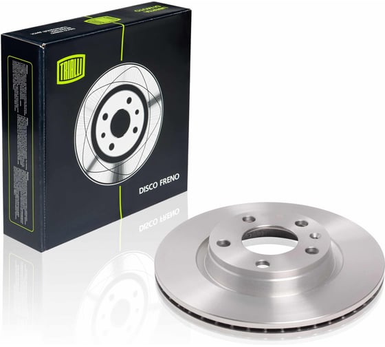 Изображение товара Диск тормозной TRIALLI для автомобилей VW Passat B5 (96-) передний d=280 (2 шт.) DF 180122