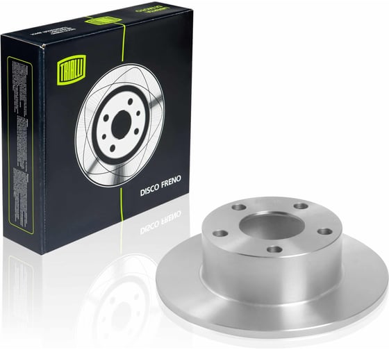 Изображение товара Диск тормозной TRIALLI для автомобилей VW Passat B5 (96-) задний d=245 (2 шт.) DF 180104