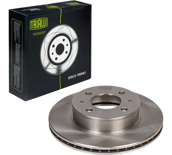 Изображение товара Диск тормозной TRIALLI для автомобилей Hyundai Accent (00-) передний d=241 (2 шт.) DF 084102