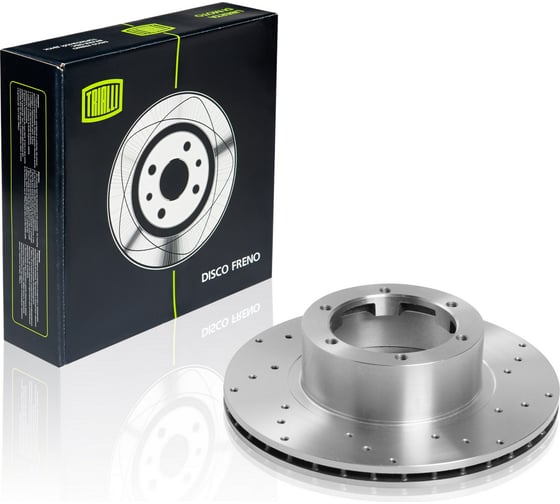 Изображение товара Диск тормозной передний для автомобилей ГАЗ 3302 перфорированный TRIALLI DF 445