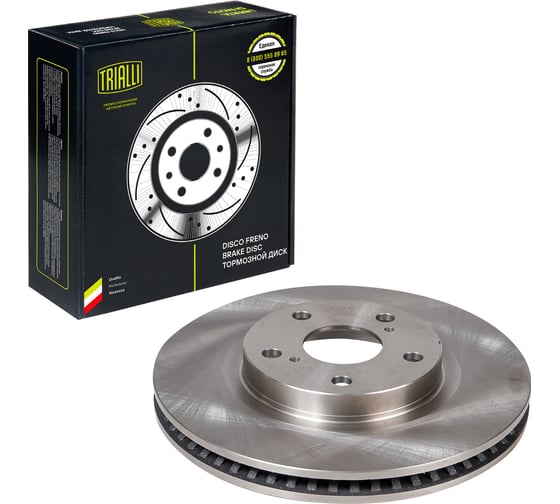Изображение товара Диск тормозной TRIALLI для автомобилей Toyota Camry (06-) / RAV4 (06-) передний d=296 (2 шт.) DF 190301