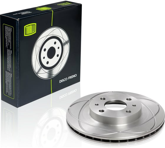 Изображение товара Диск тормозной передний для автомобилей Лада 2112 с технологической выточкой R-14 TRIALLI DF 342