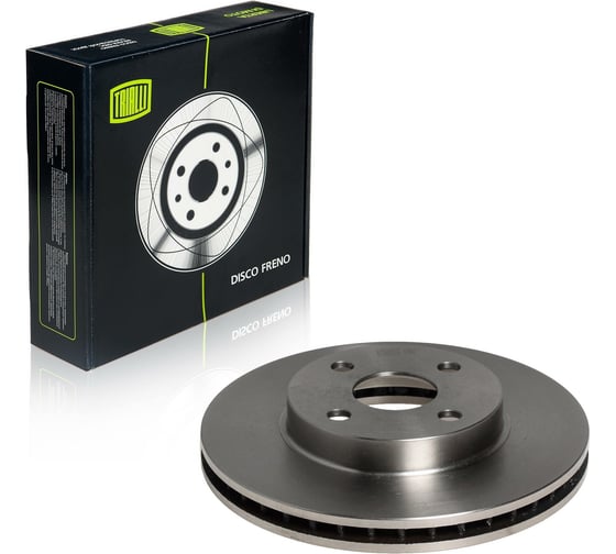 Изображение товара Диск тормозной TRIALLI для автомобилей Toyota Corolla E120 (00-) / BYD F3 (05-) передний d=255 (2 шт.) DF 190201