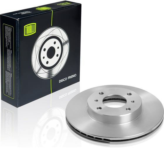 Изображение товара Диск тормозной TRIALLI для автомобилей Nissan Almera (00-) передний d=280 (2 шт.) DF 140215