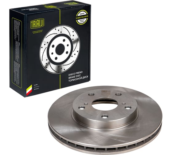 Изображение товара Диск тормозной для автомобилей Toyota Mark II/Chaser/Cresta X100 передний d=275 TRIALLI DF 190114