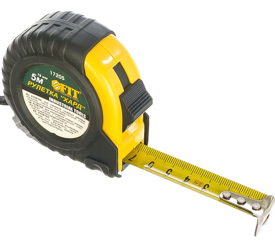 Изображение товара Рулетка Хард 5 м х 19 мм FIT 17205